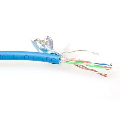 Afbeelding van ACT CAT5E F/UTP LSZH soepel patch blauw 100 m