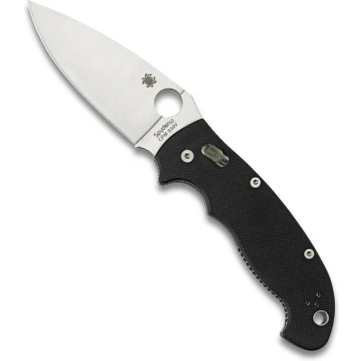 Afbeelding van Vouwmes Manix II XL PE Zwart Ball Bearing Lock Spyderco