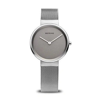 Afbeelding van BERING dameshorloge quartz uurwerk klassieke collectie met roestvrij staal en saffierglas 14531 077