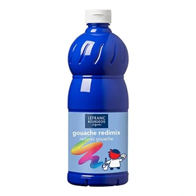 Afbeelding van L&amp;B Plakkaatverf Redimix Cobalt Blue Hue 1L