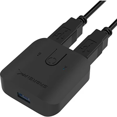 Afbeelding van SABRENT USB 3.0 Sharing Switch voor meerdere computers en randapparatuur LED apparaatindicatoren (USB SW30)