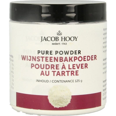 Afbeelding van Jacob Hooy Wijnsteenbakpoeder 125GR