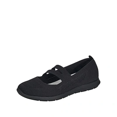 Afbeelding van Remonte Dames R7102 ballerina&#039;s, zwart (01), 42 EU