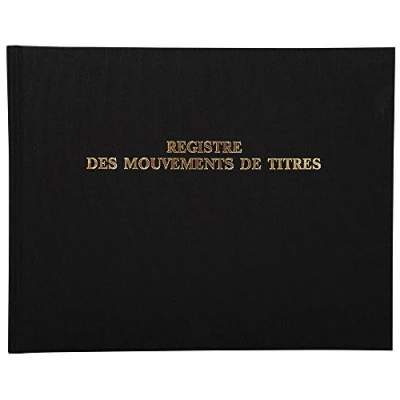 Afbeelding van EXACOMPTA Register &quot;Mouvements de titre&quot;, 240 x 320 mm VE = 1