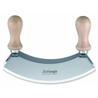 Afbeelding van Triangle Dubbel Wiegemes 23 cm Precisie Snijden Beukenhout Heft