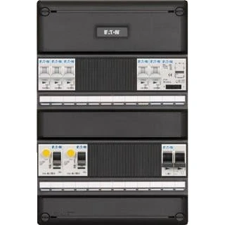 Afbeelding van Eaton 1 fase groepenkast 5 lichtgroepen 16A, achter 2 x 30ma + hs
