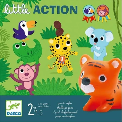 Afbeelding van Djeco kaartspel little action met diertjes en medailles