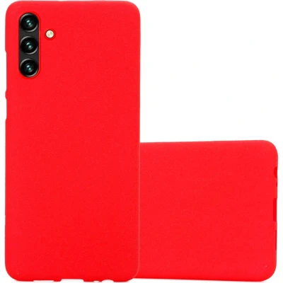 Afbeelding van Cadorabo Hoesje geschikt voor Samsung Galaxy A13 5G in FROST ROOD Beschermhoes gemaakt van flexibel TPU silicone Case Cover