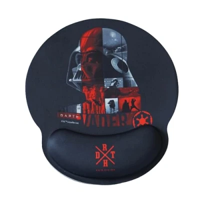 Afbeelding van WONDEE Star Wars Darth Vader Ergonomische muismat met antislip polssteun,
