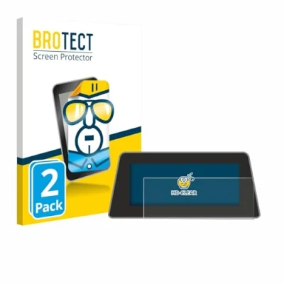 Afbeelding van BROTECT Screenprotector voor BMW 5 G30/G31 Navigation Business 2017 2019 Folie Beschermfolie transparant (2 Stuks)
