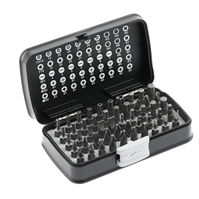 Afbeelding van HÖGERT HT1R461 complete schroevendraaierbits, zilver, 1/4&quot;