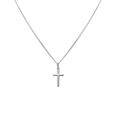 Afbeelding van Lucardi Basic Ketting, Dames, Maat: 48, Silver