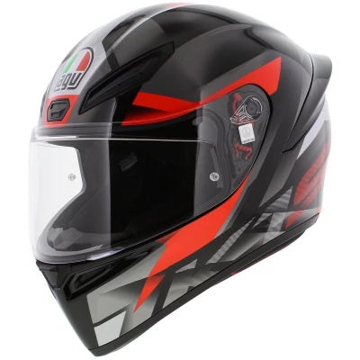 Afbeelding van AGV K1 S Motorhelm Fastlap grijs zwart rood