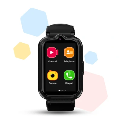 Afbeelding van Manta SWK03BK Smartwatch voor kinderen, zwart, 3,9 cm (1,57 inch)