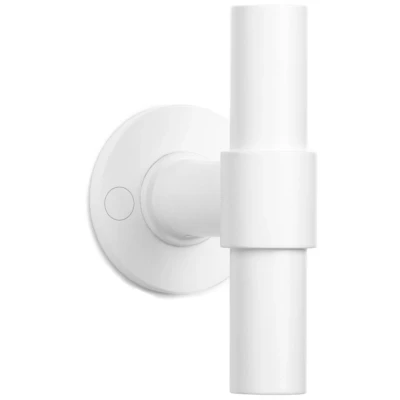 Afbeelding van Formani Piet Boon ONE PBT100V massieve voordeurknop vast op rozet Wit