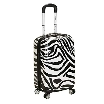 Afbeelding van Rockland Safari Hardside Spinner Wiel Bagage, Zebra, Eén maat, Bagage
