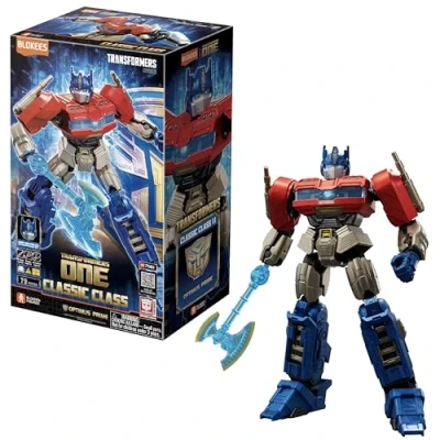 Afbeelding van Hasbro Transformers One Optimus Prime Orion Pax Auto bots wars Robot technic modelbouw Gundam model kit Speelgoed legacy star bouwpakket Bekend van manga &amp; anime Niet compatibel met lego of revell incl. opvouwbare PVC display