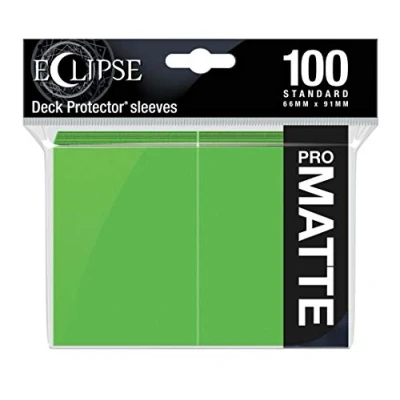 Afbeelding van Eclipse Matte Deck Protectors Lime Green (100 stuks)