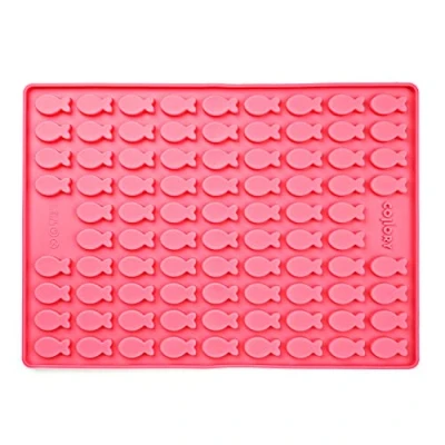 Afbeelding van Collory Medium vis (3,5 cm) siliconen lekkernijen bakmat, hondenkoekjes zelf bakken, bonbonvorm, materiaal anti aanbak en voedselveilig (BPA vrij)