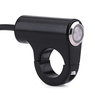 Afbeelding van Keenso 22 mm stuurschakelaar, Motor stuur controller schakelaar, motorfiets stuurbevestiging aluminiumlegering, aan/uit knop, mistlampen, Blue Ray versie
