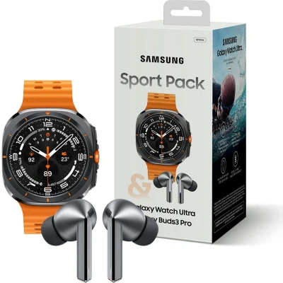 Afbeelding van Samsung Galaxy Watch Ultra Titanium Grijs + Buds3 Pro Zilver