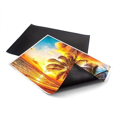 Afbeelding van 10 x A4 bedrukbaar magneetpapier inkjet laserprinter