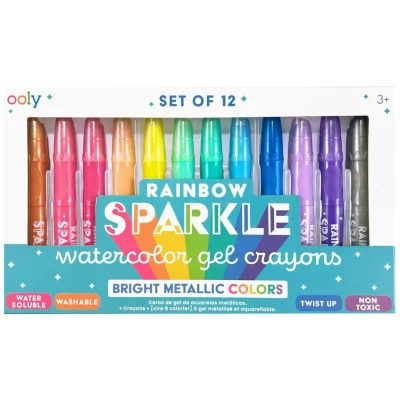 Afbeelding van Ooly metallic gelkrijtjes 12st
