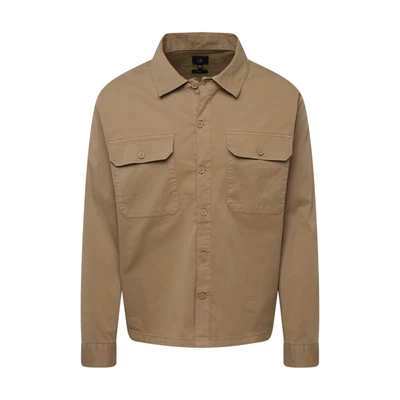 Afbeelding van QS Relaxed FIT Overhemd, Heren, Maat: Large, Karamell