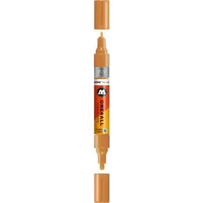 Afbeelding van Molotow ONE4ALL Licht okerbruine Acrylic Twin 1,5 4 mm Marker