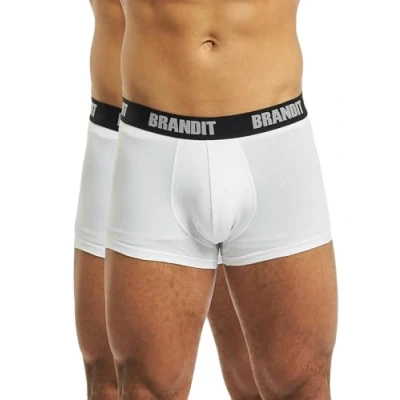 Afbeelding van Brandit 2 PACK Onderbroeken, Heren, Maat: Large, Wht/wht
