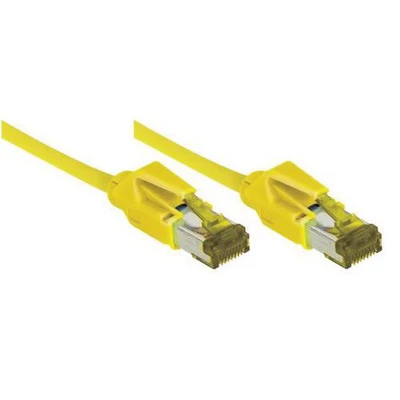 Afbeelding van Netwerksnoer RJ45 op Kabel CAT 7 S/FTP LSOH SNG geel 0.5 m