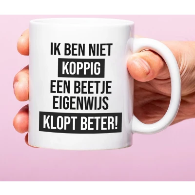 Afbeelding van Mok Een Beetje Eigenwijs van Nutcrackers