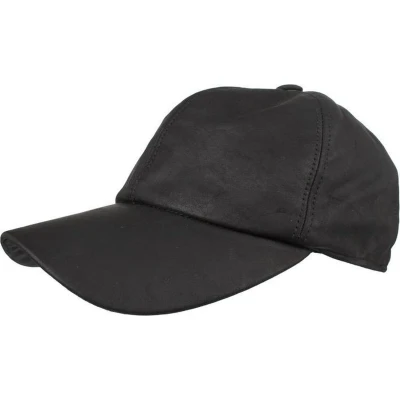 Afbeelding van HORKA BASEBALLCAP NAPPA LEER XL Zwart