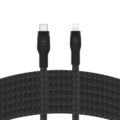 Afbeelding van Kabel USB C naar Lightning Belkin CAA011BT2MBK 2 m Zwart