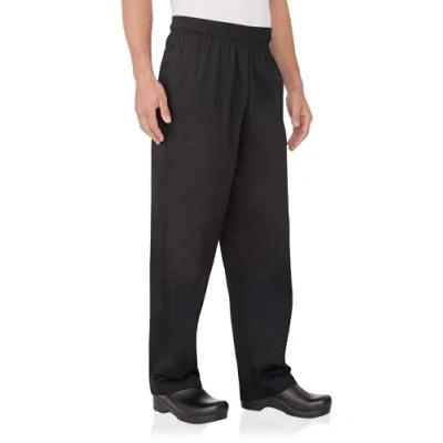 Afbeelding van Chef Works Essential Baggy kokbroek voor heren, Zwart, XL