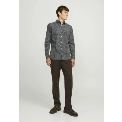 Afbeelding van Jack &amp; Jones Premium Jprblablackpool Stretch Overhemd, Heren, Maat: Small, Night sky