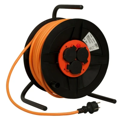 Afbeelding van Kabelhaspel 3 x 1,5mm2 / 4 voudig 50m IP44