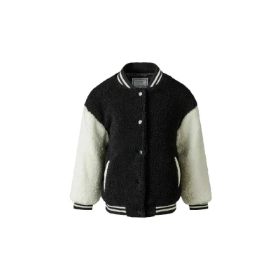 Afbeelding van Minoti Bomberjacks voor kinderen, Maat: 104 110, Black
