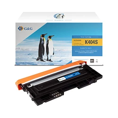 Afbeelding van G&amp;G Toner vervangt Samsung CLT K404S, K404, SU100A Compatibel 2 pack Zwart 3000 bladzijden 15011