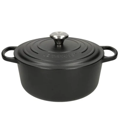 Afbeelding van Le Creuset Signature Braadpan 28 cm Mat Zwart