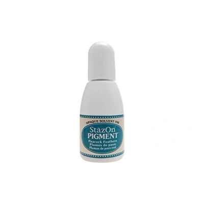 Afbeelding van Tsukineko StazOn Pigment Inker Peacock Feathers 15ml (RZ PIG 062)