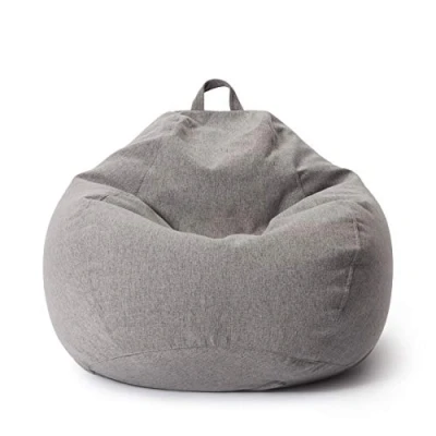 Afbeelding van Lumaland Zitzak Comfort Line 90x110x50cm &amp; Meer dan 1,9 Mil. aanpasbare EPS Korrels Indoor Bean Bag Chair Gaming Stoel Comfortabele Beanbag voor Binnen Zachte Wasbare Hoes [Rood]