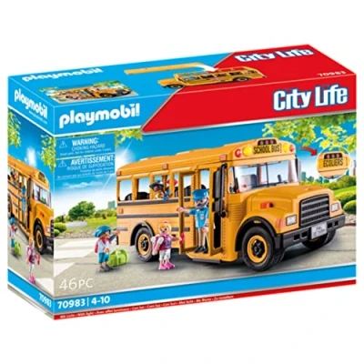 Afbeelding van PLAYMOBIL City Life Amerikaanse schoolbus 70983