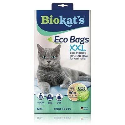 Afbeelding van 12x Biokat&#039;s Eco Bags XXL 12 stuks