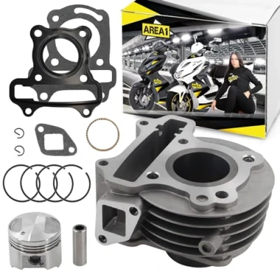 Afbeelding van Area1 Vervangende cilinder GY6 50cc 4 takt 139QMB/QMA. Compatibel met Peugeot Speedfight 3 Baotian BT49QT Rex RS Sym AGM Nova Motors Benzhou ATU Explorer Flech Tech Yiying Wangye Zhej