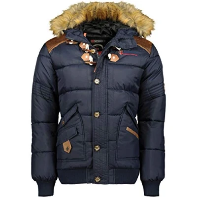 Afbeelding van Geographical Norway Winterjas, gewatteerde jas BELPHEGORE, designer jas, Donkerblauw, XXL