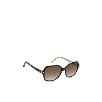 Afbeelding van CARRERA Donna 3028/S KDX/HA Occhiali da sole Acetato Nero Marrone Squadrata Normale Sfumato
