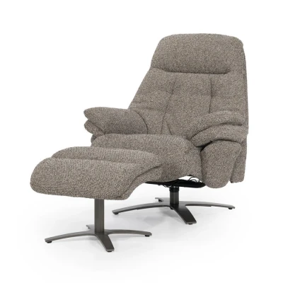 Afbeelding van Eleonora Relaxfauteuil Caleb Taupe Salerno