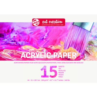 Afbeelding van Acrylverfpapier Talens Art Creation A4 15vel 290gr