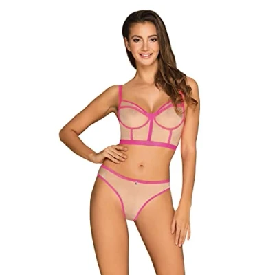 Afbeelding van Obsessive Nudelia 2 pcs Set Pink S/M